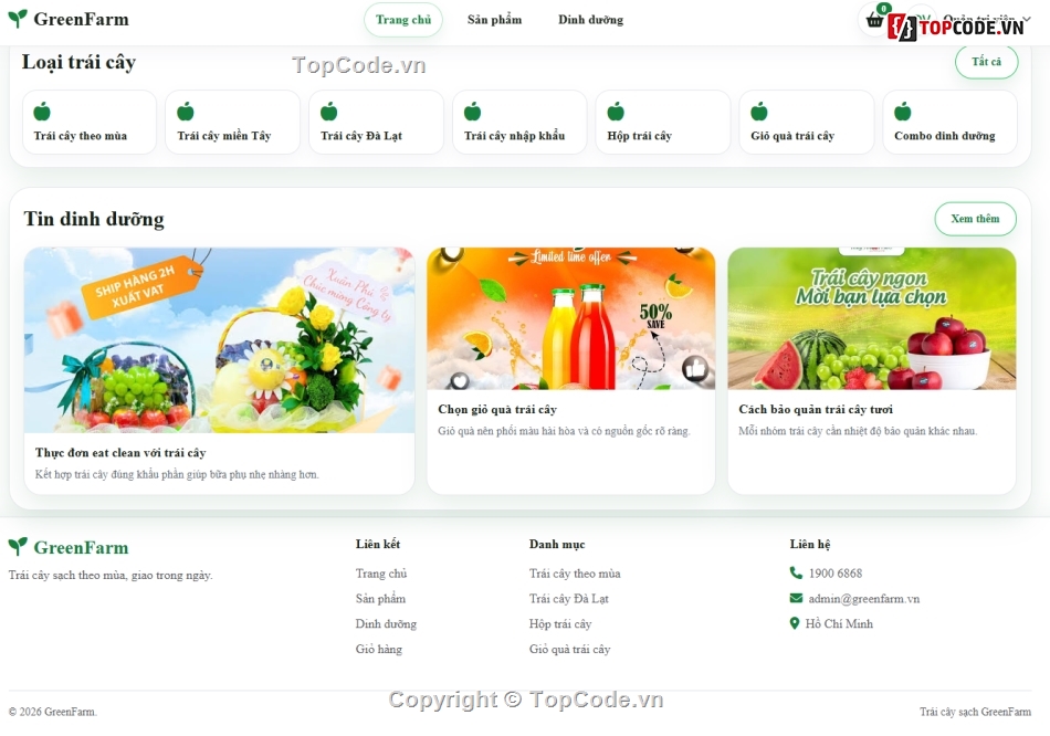 Farm,code bán hàng,web bán hàng